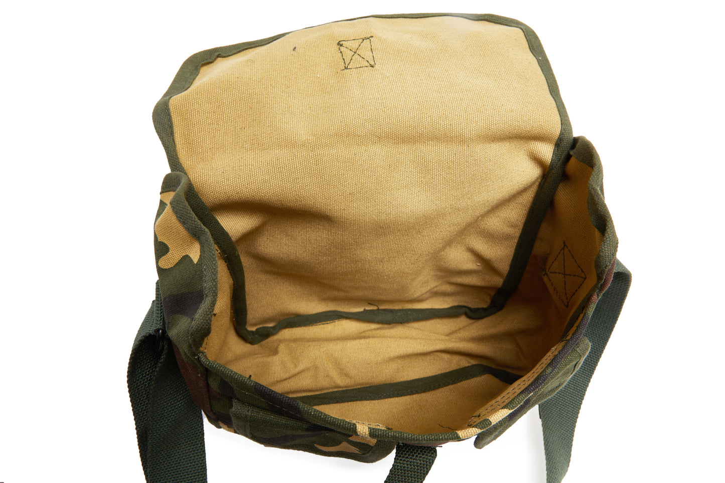 Two Pocket Shoulder Bag, 100% cotton canvas
