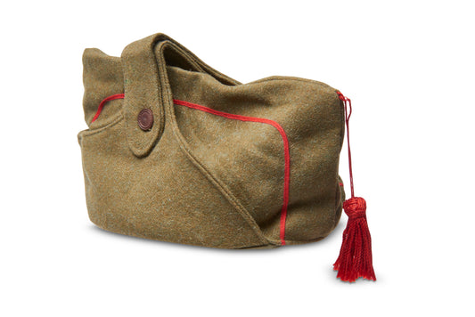 Spanish Army Wool Garrison Cap with a Red Tassel