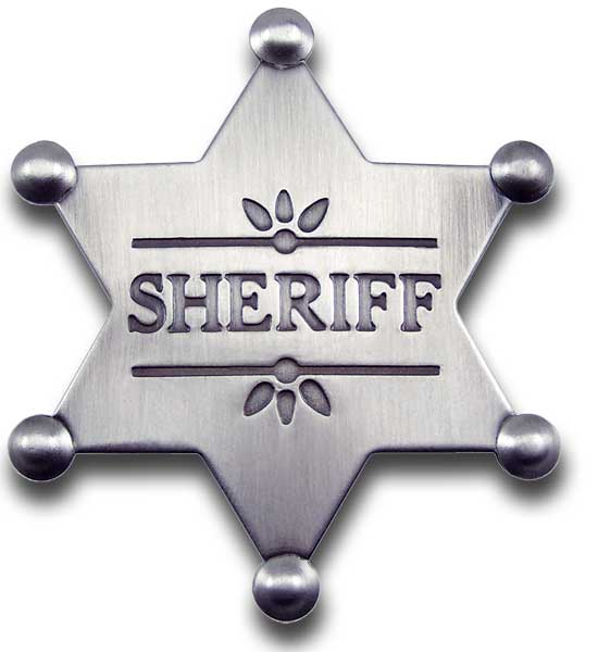 Sheriff 6 Point Star