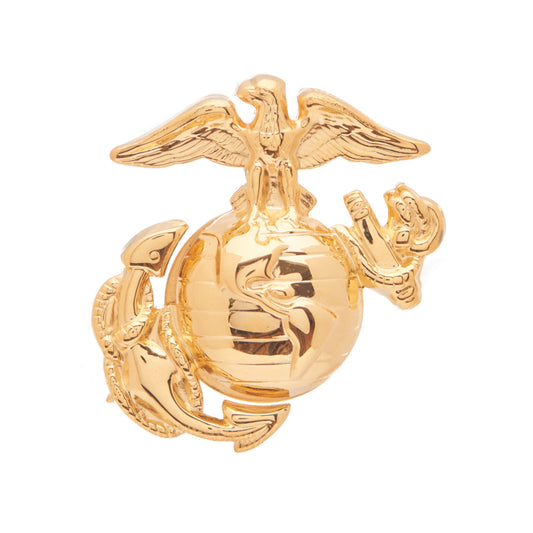 U.S. Marine Corps Enlisted White Service Cap Badge