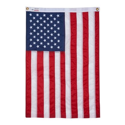 United States flag, manufactured in the U.S.A., nylon material