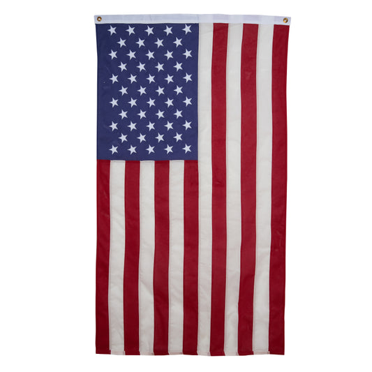 United States flag, manufactured in the U.S.A., nylon material