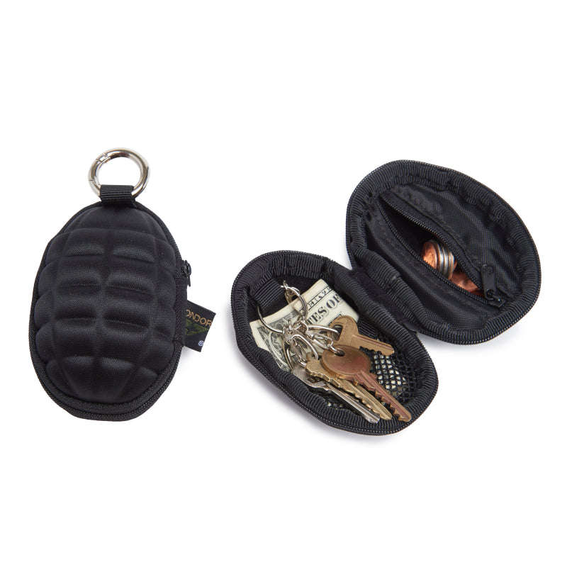 Hand Grenade Key Ring and Wallet Pouch