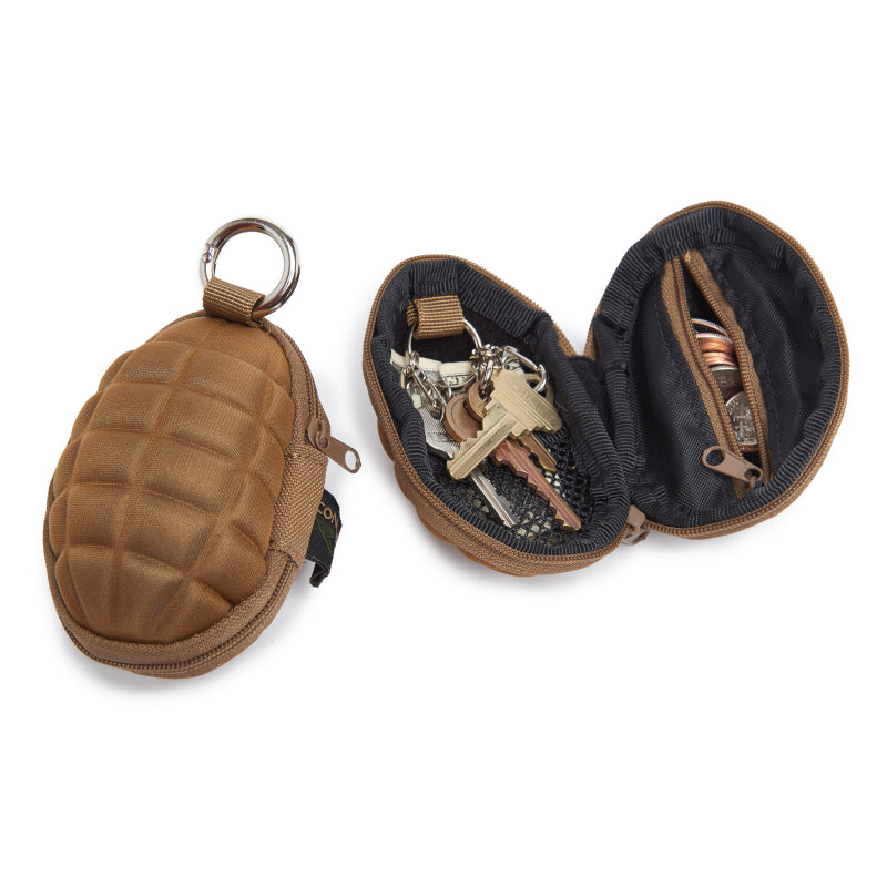 Hand Grenade Key Ring and Wallet Pouch