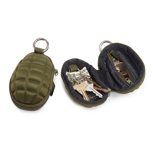Hand Grenade Key Ring and Wallet Pouch