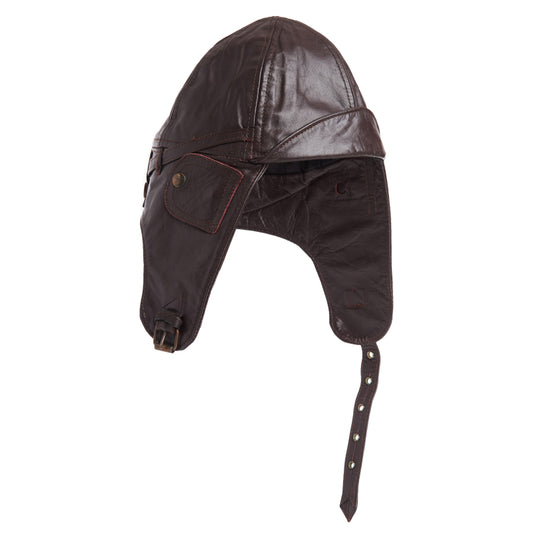 Aviator Leather Flight Helmet