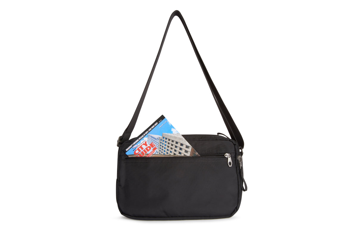 Double Zipper Shoulder Bag
