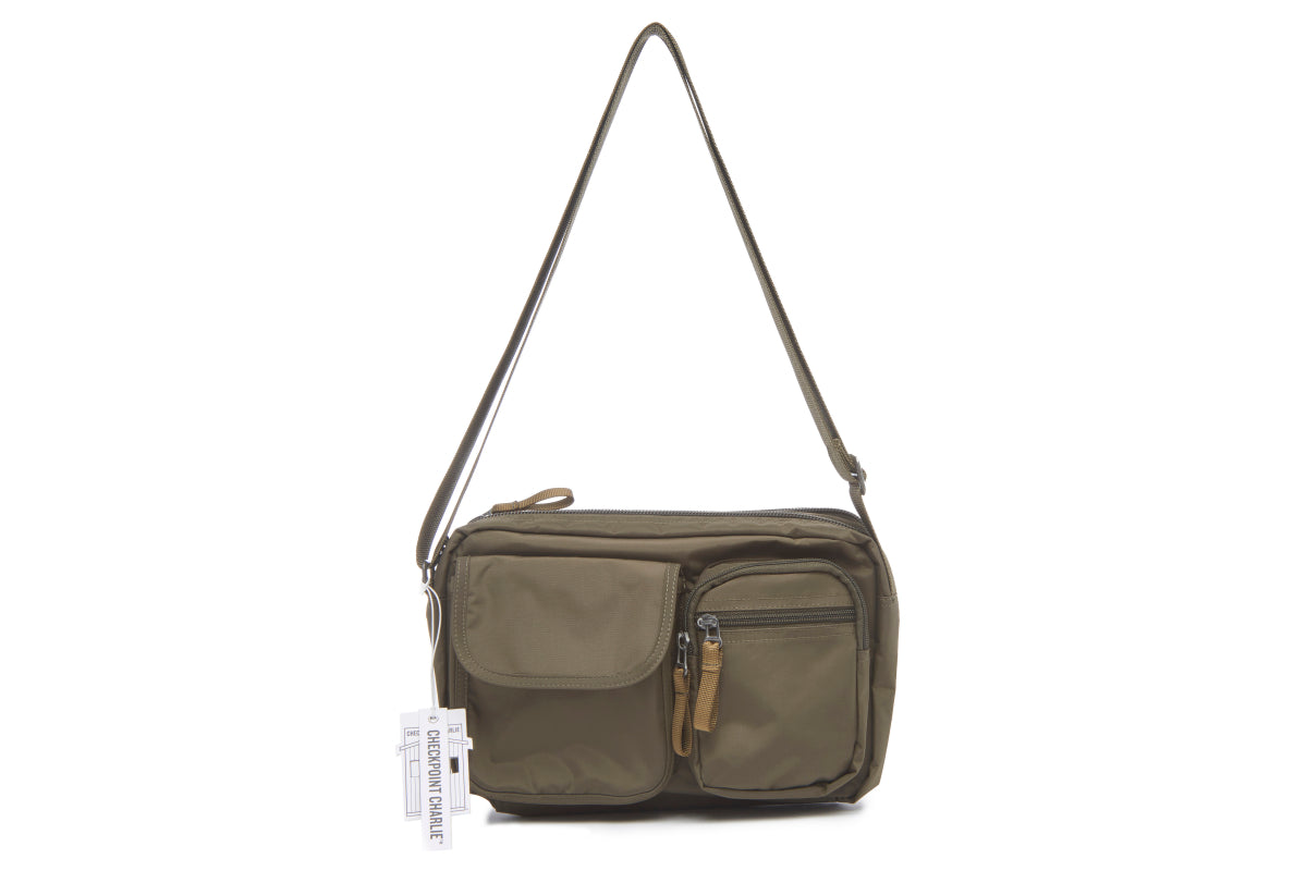 Double Zipper Shoulder Bag