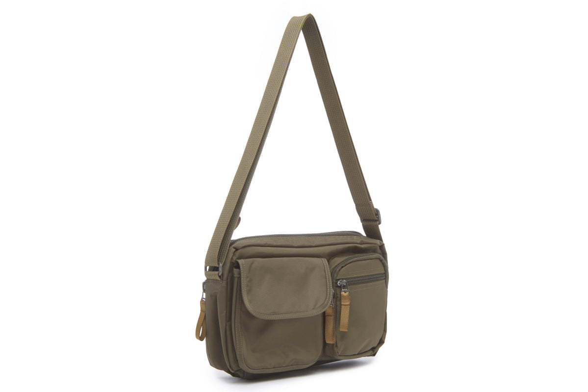 Double Zipper Shoulder Bag