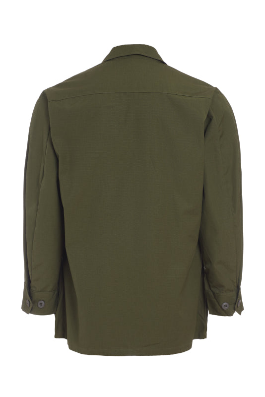 U.S. Army OG-107 (Olive Green) Vietnam War Issue Jungle Fatigue Shirt, 3rd Pattern