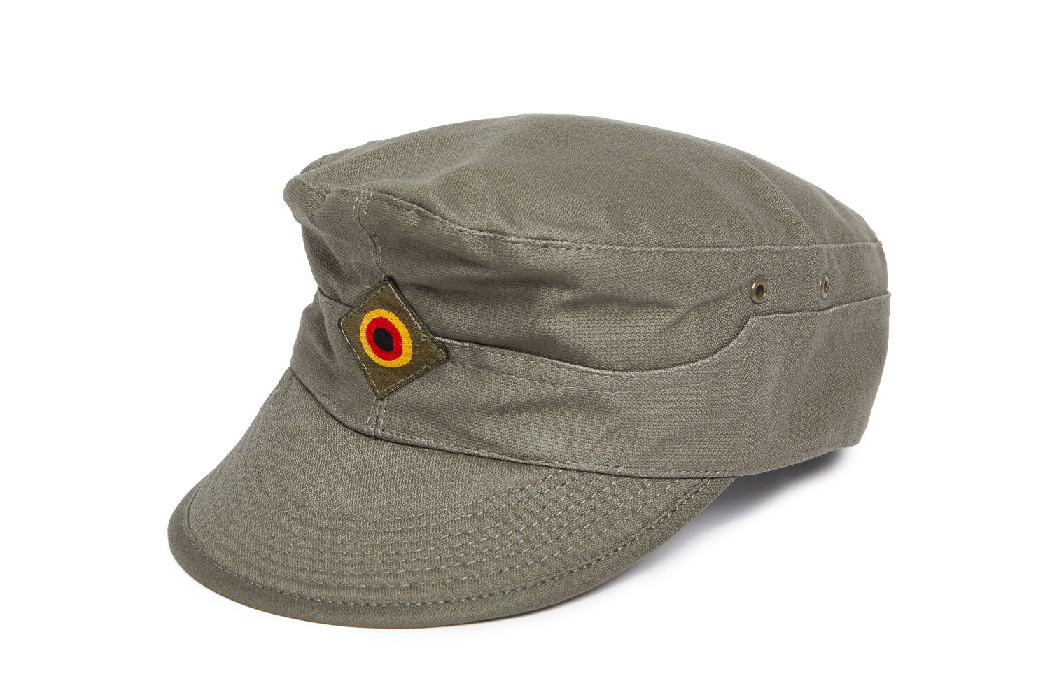 Green cap on a white background