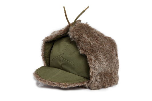U.S. Army Field Cap, Olive Drab, Pile Lined