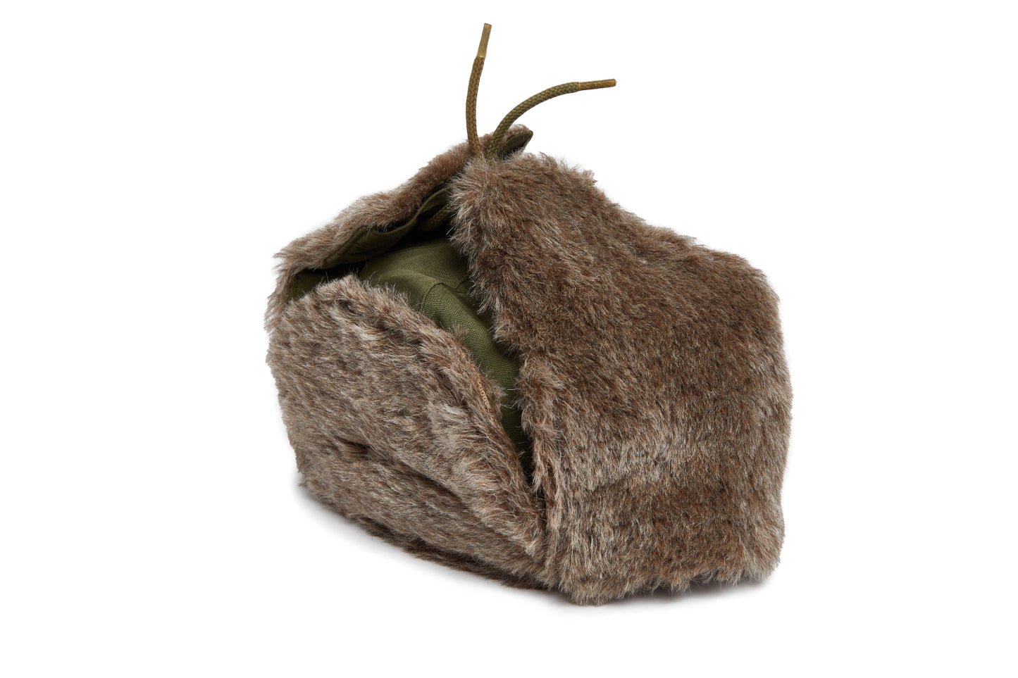U.S. Army Field Cap, Olive Drab, Pile Lined for cold weather, World War II Issue