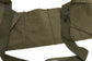 Olive green bandoliers on a white background
