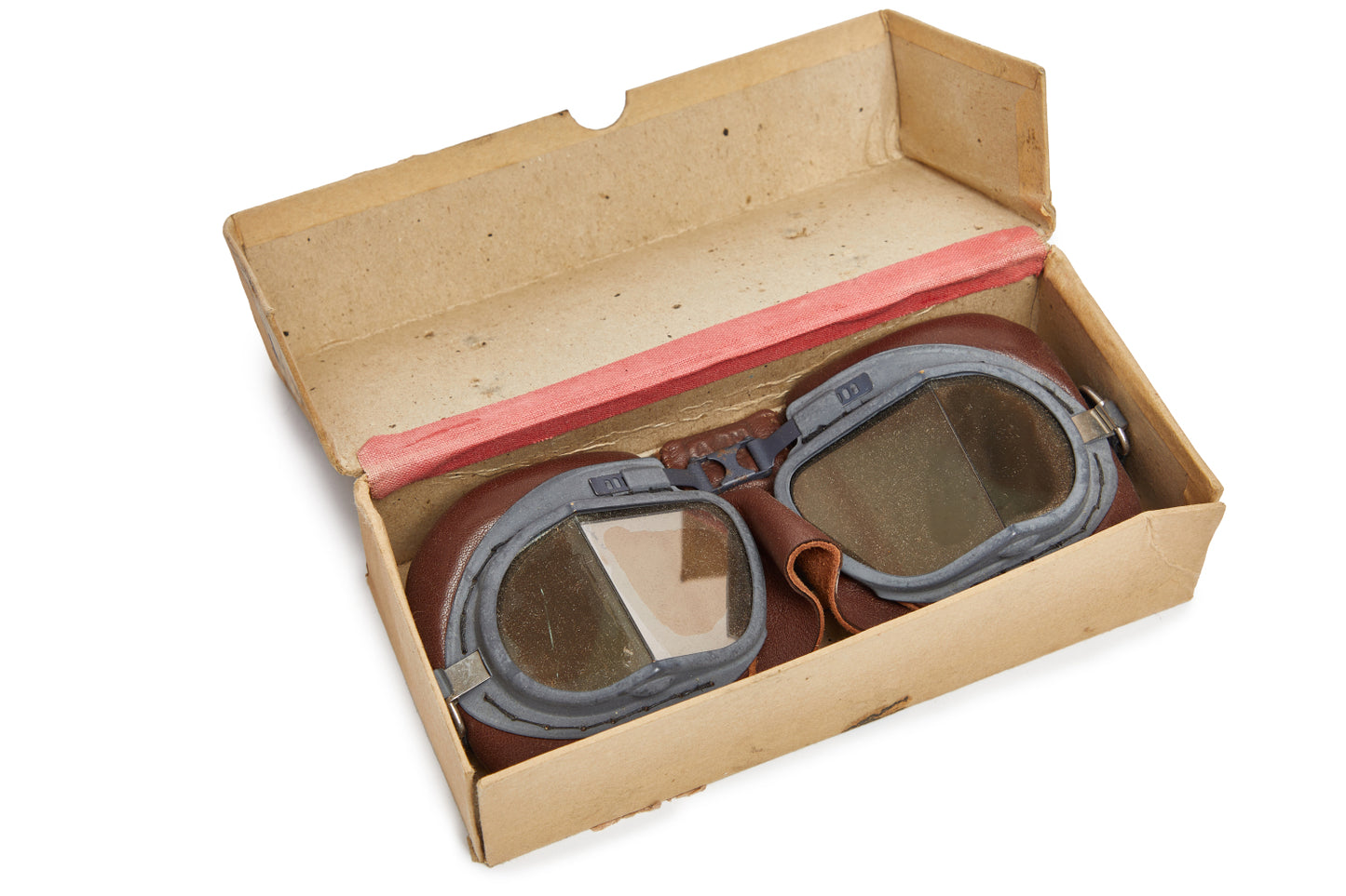 British Royal Air Force (RAF) Pilot’s MK VIII Flight Goggle, World War II Issue