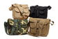 Two Pocket Shoulder Bag in Khaki, Black, Woodland, and Coyote