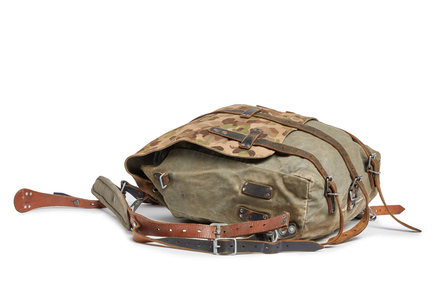 Austrian Army KAZ 57 Pea Dot Camouflage Backpack, used in excellent condition