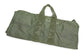 Green bag with handles on a white background