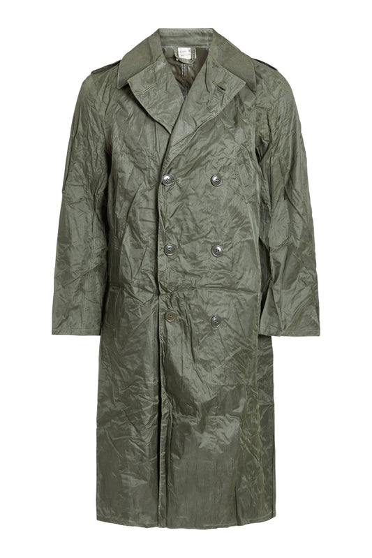 green Rubber Raincoat
