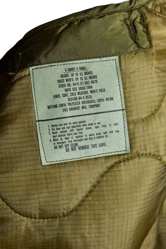 Close-up of a label