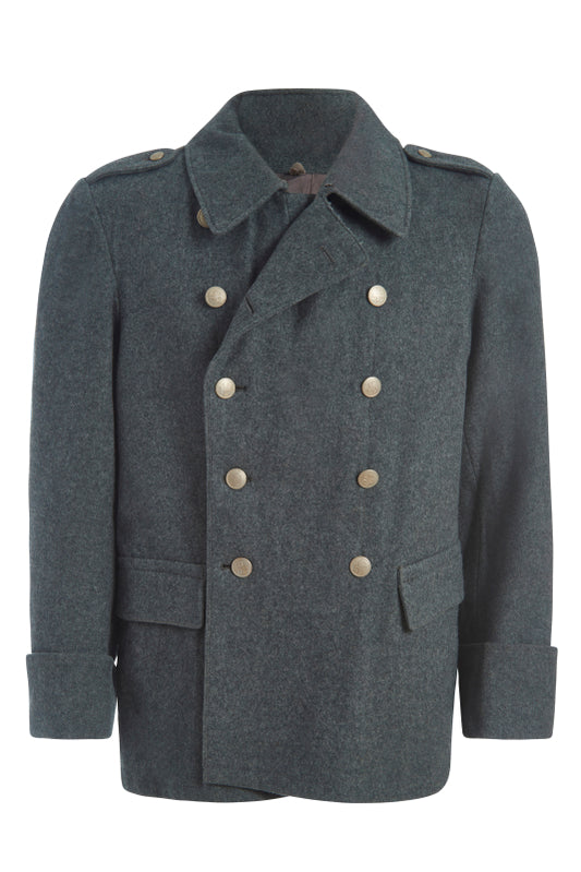 Swiss Army 100% Wool Short Length Overcoat