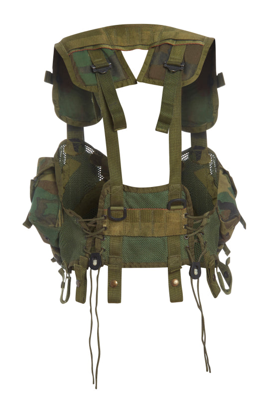 U.S. Army Woodland Camouflage Tactical Load Bearing Vest, used and new