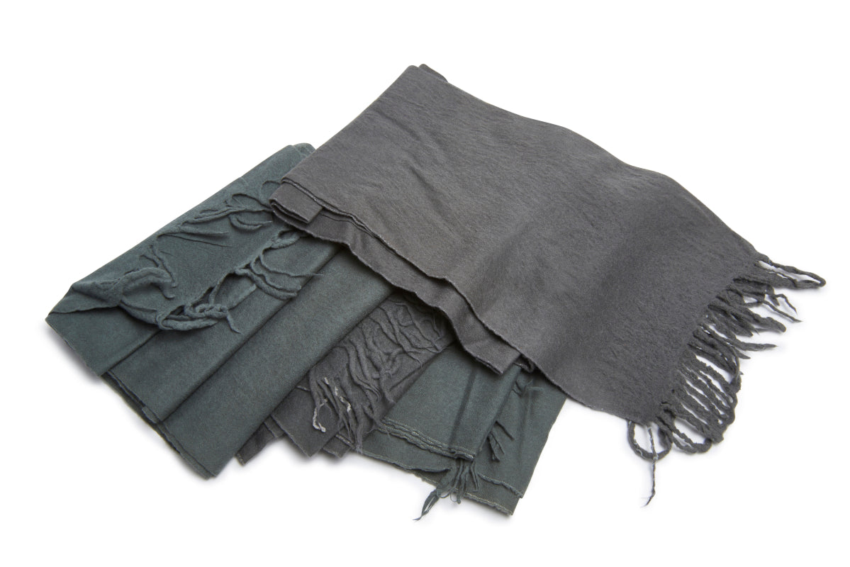 Swiss Army Light Grey 100% Wool Scarf