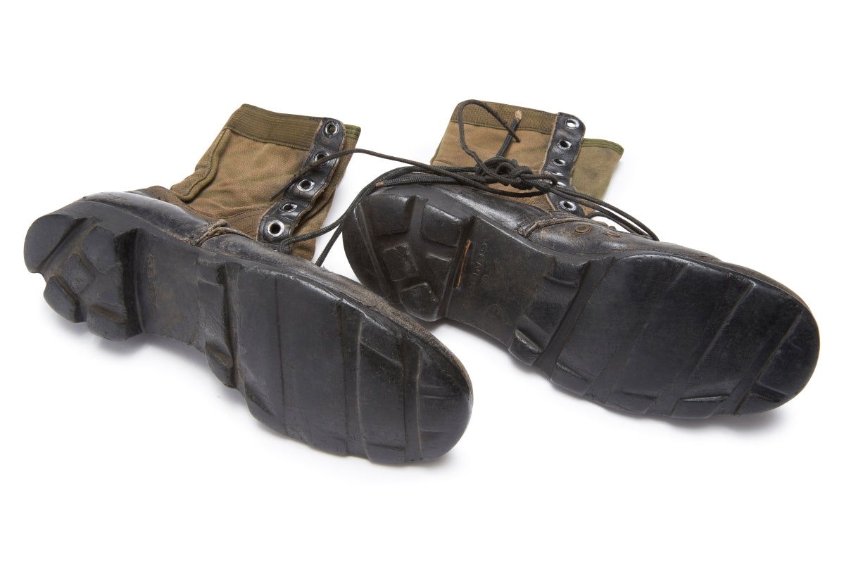 U.S. Army Olive Jungle Boots, Vietnam War Issue