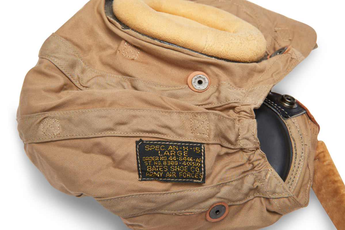 U.S. Army Air Force (USAAF) Khaki Flight Helmet, World War II Issue