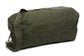 Dutch Army Olive Canvas Duffel Bag with Leather Detail