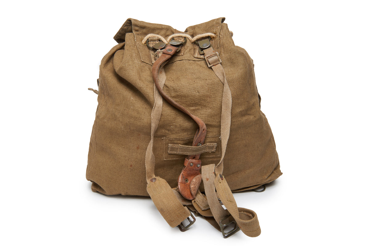 Czech Republic Canvas Backpack with nylon backstraps