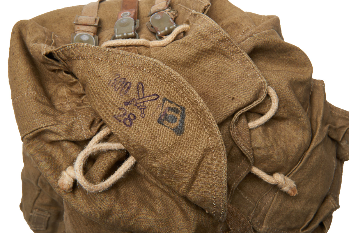 Czech Republic Canvas Backpack with nylon backstraps