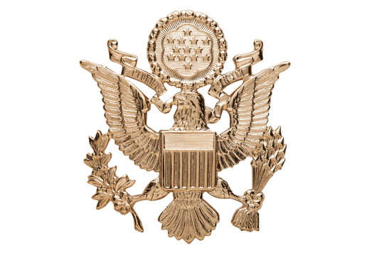U.S. Army officer female, 22K gold plated