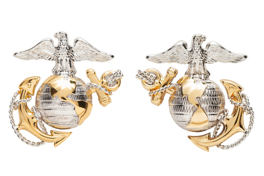 U.S. Marine Corps Officer Dress Blue Collar Insignia