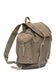 Brown backpack on a white background