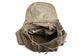 Brown backpack on a white background