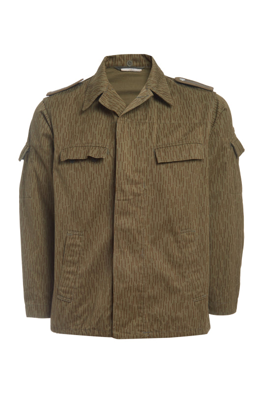 East German Army (DDR) 'Rain Pattern' (Strichmuster) Field Shirt