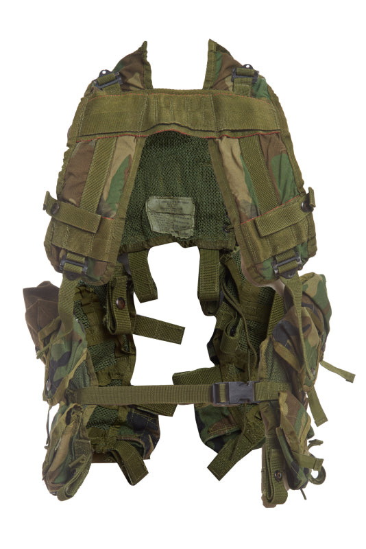 U.S. Army Woodland Camouflage Tactical Load Bearing Vest, used and new