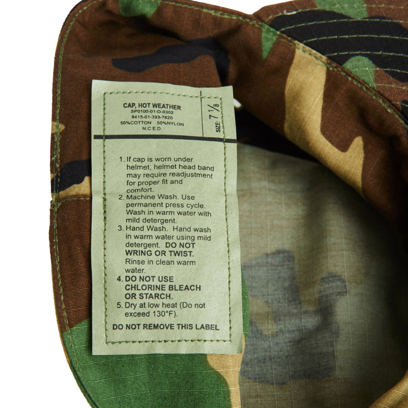 U.S. Army Woodland Pattern Hot Weather Patrol Cap