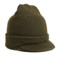 Army Style 'Jeep' Cap, 100% Wool