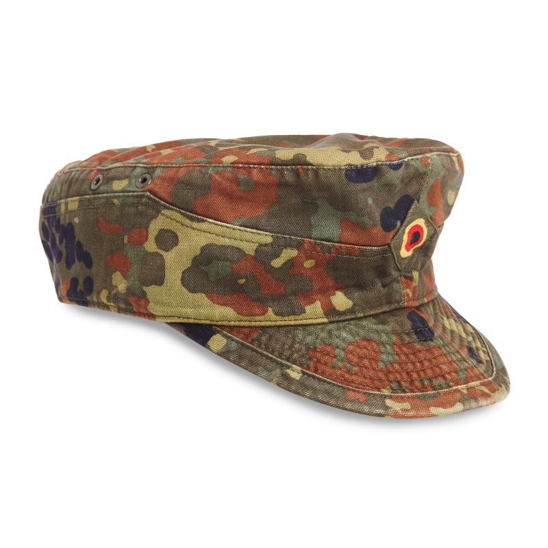 German Army (Bundeswehr) Flectarn Pattern Field Cap, Large (Metric) Sizes 59, 60, 61 and larger