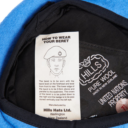 United Nations 'UN Blue' Wool Beret