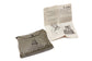 US military protective mask kit with instructions on a white background