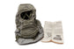 Gray Protective Mask and an open instruction booklet on a white background