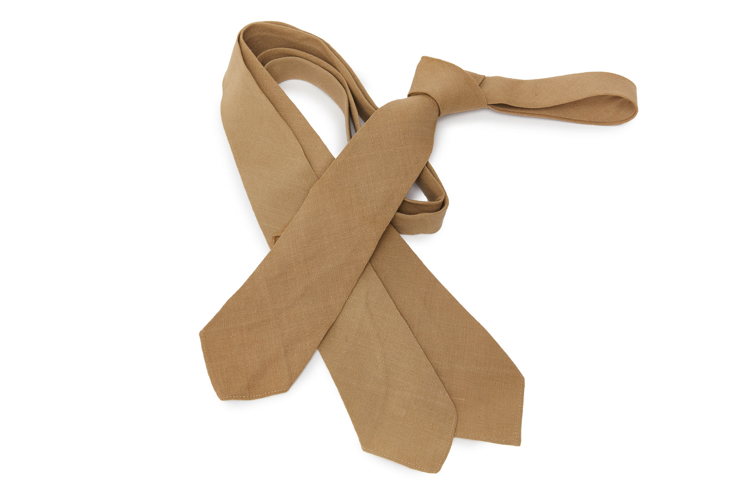 U.S. Army Khaki Dress Four-in-Hand Tie, World War II Issue