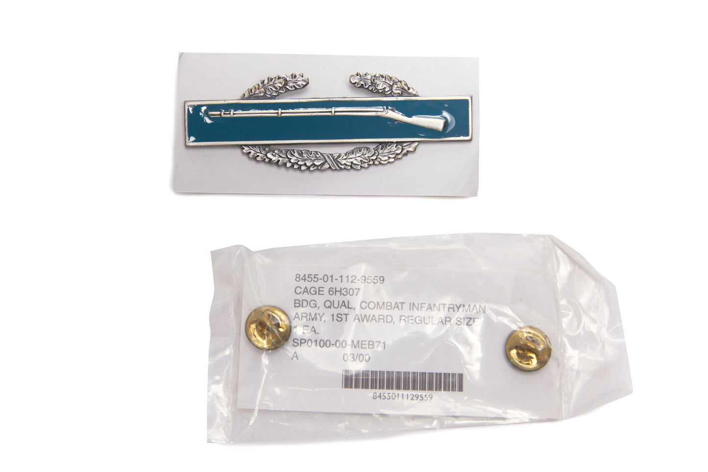 U.S. Army Combat Infantry Badge, Oxidized Finish