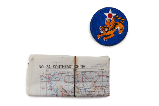 U.S. Army 14th Army Air Force (USAAF) embroidered 'Flying Tigers' shoulder sleeve insignia