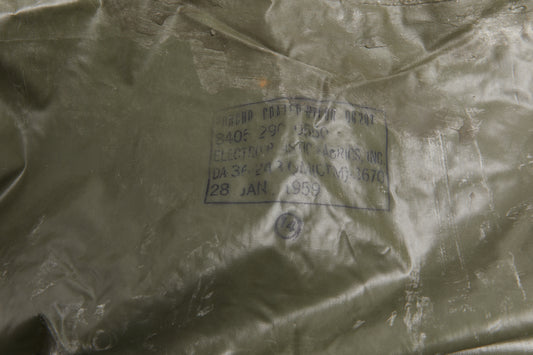 U.S. Army Korean War Period Rubberized Canvas Poncho