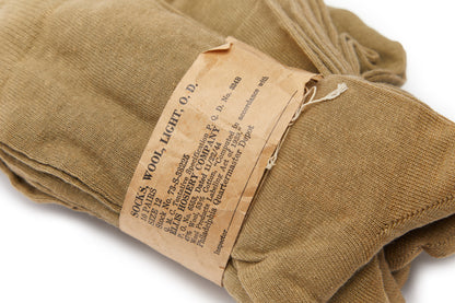 U.S. Army Khaki Dress Socks, World War II Issue