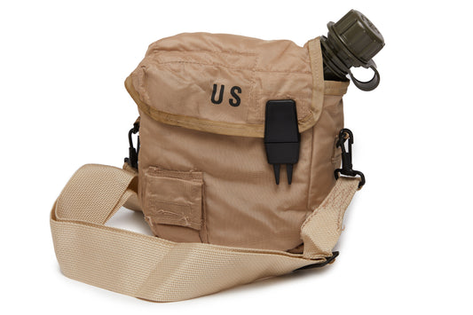 U.S. Army Desert Two Quart Canteen and Cover, brand new